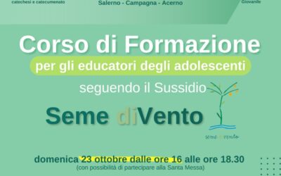 Corso di Formazione – Semi di Vento